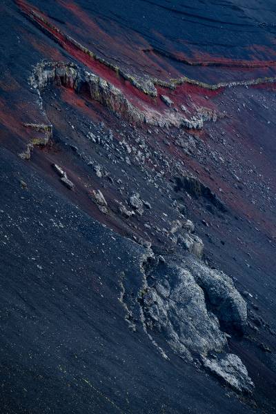Volcano abstract